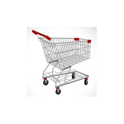 GLOBAL STEEL Portable Shopping Trolley Cart with Wheels