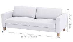 Sofa Cover Only! Durable Cotton Karlstad Three Seat