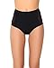iHeartRaves Black Electro Mesh High Waisted Booty Shorts for Women Rave Bottoms Pole Dance Shorts (Black, Medium/Large)