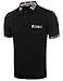 COOFANDY Men's Casual Polo Shirt Long Sleeve Classic Plaid Button Tees with Pockets