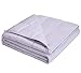 KPBLIS Weighted Blanket 15 lbs 48 x 72 for 130-170 lbs, 7 Layers Heavy Blanket with Cooling Breathable Cotton and Glass Beads, Light Gray