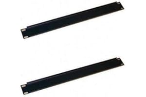 2 Pack 1U Blank Panel for IT Server Internet Network Data Center Cloud Mount 19" inch Cabinet Rack Enclosure Spacer 1 Space