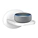 HomeMount Wall Mount for Sonos One and Echo Spot - Space Saving Smart Home Wall Stand Holder Shelf Compatible with Sonos One/Sonos One SL/Echo Spot White