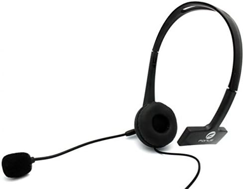 Galaxy S9 S9+, Note 8, S8 S8+ Compatible Wired Headset Mono Hands-Free Headphone 3.5mm Earphone w Boom Mic Single Earbud [Black] for Samsung Galaxy S9 S9+, Note 8, S8 S8+