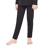 Subuteay Girls Thermal Bottoms Fleece Lined Long Johns Set Kids Base Layer Ultra Soft