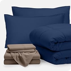 Bare Home Bed-in-A-Bag 7 Piece Comforter & Sheet