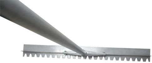 Kraft ToolGG830F 30" Asphalt Lute - Flat Teeth w/7' Handle