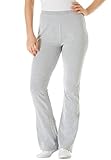 Women's Plus Size Tall Pants, Yoga Bootcut Knit With Slim Fit