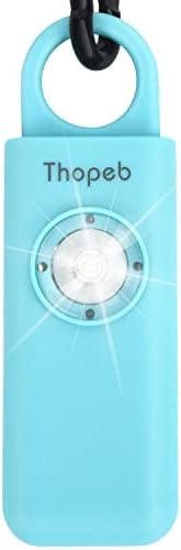 Thopeb Personal Safety Alarm - 130dB Loud Siren With LED Strobe Self Defense Keychain