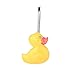 AGPtek 12PCS Home Fashions Yellow Duck Anti Rust Decorative Ducky Resin Hooks for Bathroom Shower Curtain,Bedroom,Living Room Curtain