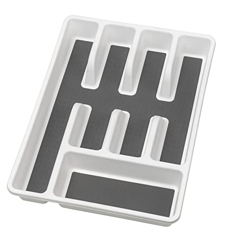 WENKO Drawer Insert/Cutlery Tray, White, 26,5 x 36,5 x 5 cm