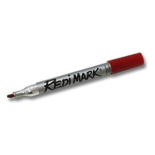 UPC 072067871107 product image for DIXON TICONDEROGA 87110 REDIMARK RED PERMANENT CHISEL POINT MARKER W/6