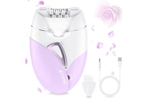 BEAUZMO Epilator,Epilator for Women Facial Hair Removal Rechargeable,2 Speeds Hair Removal,HairRemoval Device with 36 Tweezers,Hair Removal forWomen Legs/Face/Bikini/Arms,Womens Electric Shaver Smooth Skin