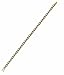NewAgeBling Mens Womens 1 Row Cz Tennis Bracelet 14k Gold Plated 8 inch Length