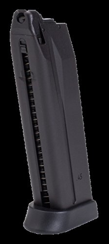 Elite Force Umarex HK Heckler & Koch HK45 GBB Blowback 6mm BB Pistol Airsoft Gun Magazine, Fits HK45 GBB Full Size (28-Round)
