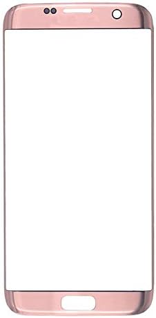 HeavFYj Replacement Front Glass Lens Touch Screen Replace for Samsung Galaxy S7 Edge G935 Rose Gold