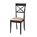 Gabriel Cross Back Dining Chairs Cappuccino (Set of 2)
