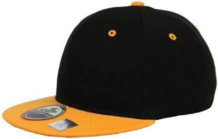 Blank Adjustable Flat Bill Plain Youth Snapback Hats Caps