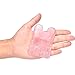 Gua Sha Scraping Massage Tool, 100% Pink Rose Quartz Gua Sha Board for Facial Skincare, Faical Massage Stone, Lymph Drainage Massage