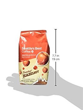 SEATTLE’S BEST COFFEE TOASTED HAZELNUT FLAVORED MEDIUM ROAST GROUND COFFEE | 11 OUNCE BAGS (PACK OF 6)