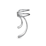 Christmas Gifts Bling Jewelry Whimsical Ear Cuff Left Ear 925 Sterling Silver