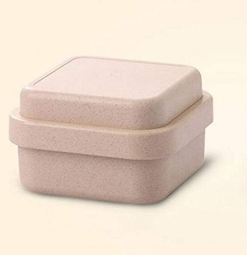Lunch Box Bamboo Fiber Double-layer Multifunctional Lunch Box Andosange