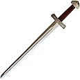 Vikings Viking Age Middle Ages Medieval Crusader PU Foam Sword Weapon for Berserker Soldier Knight Warrior Costume King Play Halloween Cosplay LARP Medieval Reenactments