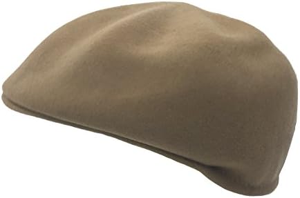 Adult's 100% Wool Beret Lvy Cap newsboy Collection Cap (Camel)