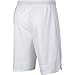 Nike Dri-FIT Icon, Men's Basketball Shorts, Athletic Shorts with Side Pockets, White/White/Black, M