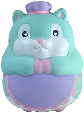 Aulyn Stress Squishy Hamster By Toys-Scented Hamster Design -Slow Rising,Anti-Anxiety,Soft And Cute Toys For Children And Adults -Gift Bag Pack