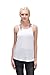 Queenie Ke Women's Yoga shirts Sports Tops Super Soft Knit Cowl Back Tank Size L Color Angle White