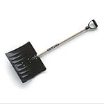 TRUE TEMPER 1640900 Snow Shovel, 18 In W, 14-1/2 In H, Steel