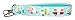 Camping Key Fob Wristlet - Camper Keychain - Blue Glamping Trailers - RV Accessories - Purse Strap