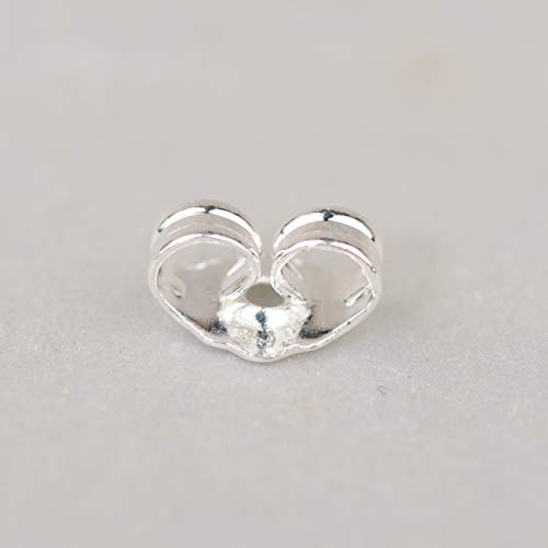 4 Sterling+Earring+Replacement+Locking+Earrings