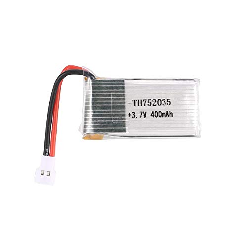 2PCS 3.7V 400mAh Li-po Battery for HUBSAN H107/MJX F47/JJR/C F180 RC Drone Quadcopter Aircraft UAV Spare Part Accessories - Thumbnail 4