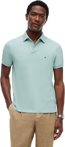 Polo 1985 Regular MW0MW17770 S/S para Hombre, Verde, L