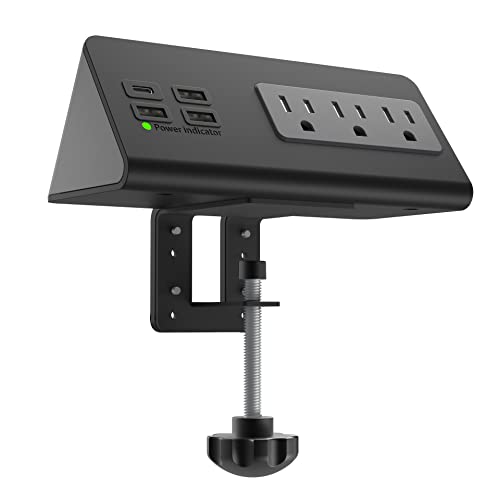 Power Strip with USB-C Ports Tabletop Surge Protector