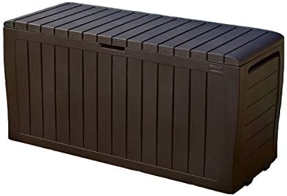 jnwd Resin Storage Bench Cabinet Large 71 Gallon Container Box Seat Waterproof Durable for Indoor Outdoor Garden Backyard Utility Room Furniture Weather Resistance & e-book by