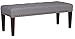 Monsoon Pacific Sopri Upholstered Bench, Grey