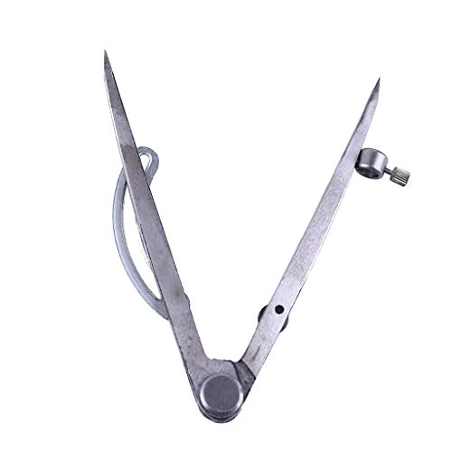 image for Wllsagl Xouwvpm Steel Leather Craft Tool Compass Wing Divider Scriber 