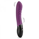 Powerful 7-Speed USB-Rechargeable Silicone Vibrator - Purple