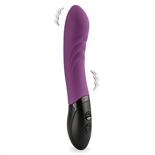Powerful 7-Speed USB-Rechargeable Silicone Vibrator - Purple