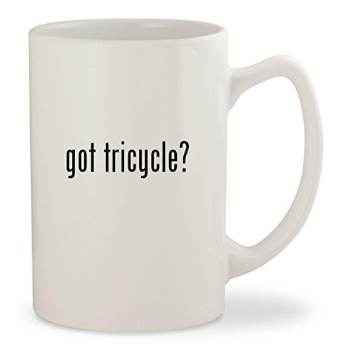 got tricycle? - White 14oz Ceramic Statesman Coffee Mug Cup