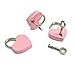 HPUFKOT Portable LED Desk Lamp - Pink Vintage Antique Style Padlocks Heart Shaped Padlock,3 Color Touch Control Rechargeable Lamp, Night Light, Bedside Lamp,Dining Room Lamp