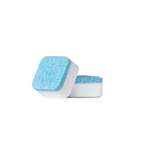 Limpa Maquina de Lavar Roupas em Tabletes/Pastilhas TabClean kit c/12 unds de 15g (180g) 12 Ciclos de Limpeza e Higienização para todas as maquinas de Lavar Roupas c/tampa frontal ou superior.