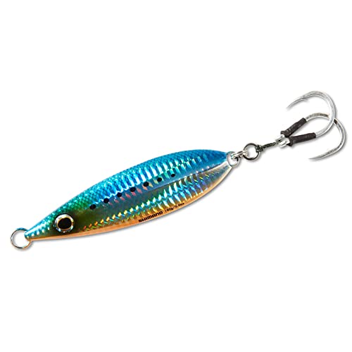Shimano Butterfly Flat-Fall Jigs - Weight 100g/3.52oz - Blue Sardine
