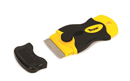 Titan Tools 12031 4-Inch Mini Razor Scraper | Includes 1 Extra Heavy-Duty Razor Blade
