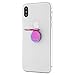 lenoup Rainbow Cell Phone Ring Stand Holder,Purple Multicolor Ring Grip Kickstand,360 Rotation Metal Finger Ring for Almost All Phones,Pad