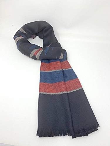 PASHSIL 100% Pure Wool Stole, Luxury Design With Jacquard and Kullu Border Shawls