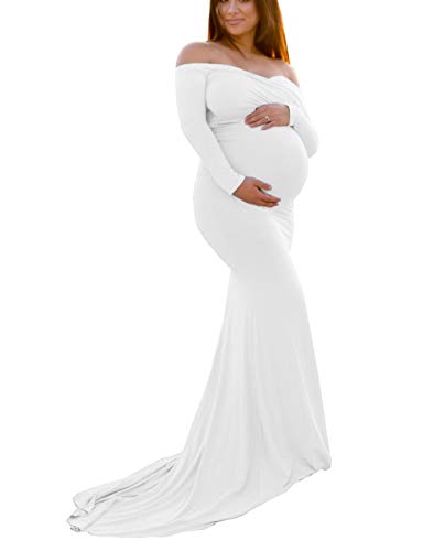 slim fit dress slacks Olive Maternity Maxi Dress with Slit and Short Sleeves